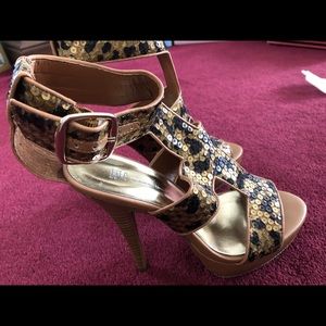 INC leopard heels